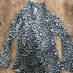 Leopard print cover/sweater